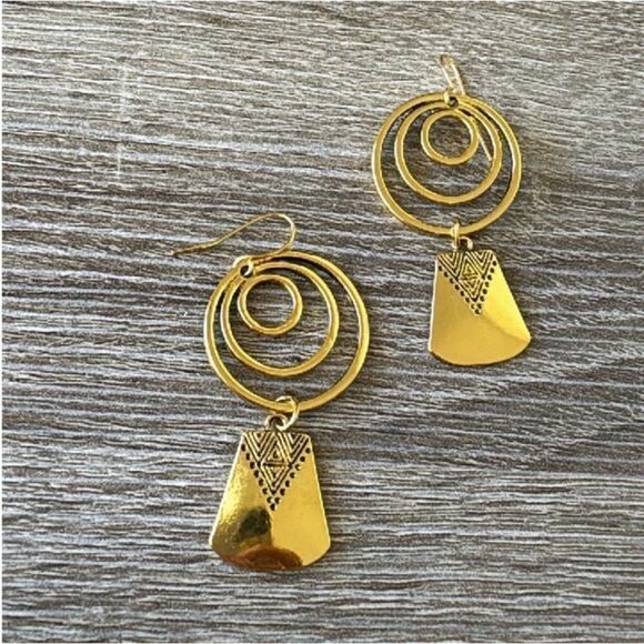 Bohemian earrings M293 - Picture 3 of 4